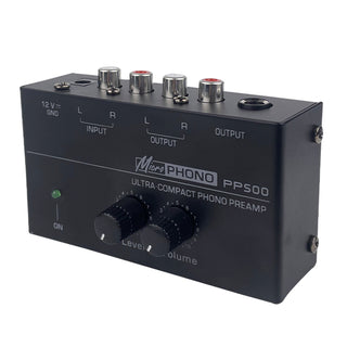 PP500 Phono Preamp Preamplifier Low Noise Sensitive 12V for LP Vinyl Turntable