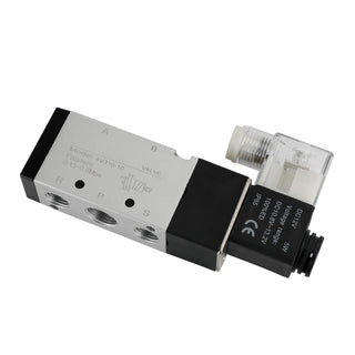 Pneumatic Electric Solenoid Air Valve 4V310-10 DC 12V 2 Position 5 Way PT 3/8"
