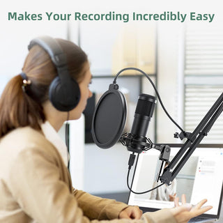 BM800 USB Condenser Microphone for PC Studio Microphone Kit Streaming Gaming