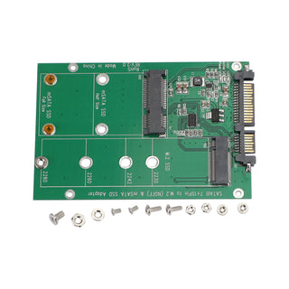 M.2 B / B+M KEY NGFF 2.5" mSATA SSD to SATA III Board Converter Adapter Card