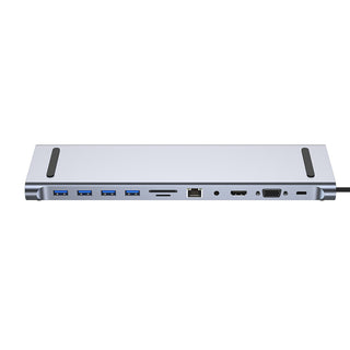 11 in 1 USB-C Type C HD PD 100W 4K USB 3.0 HD Adapter HUB Multi-function Dock