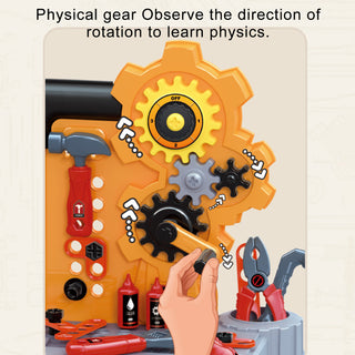 48 Pieces Engineer Tool Table Play Set Construction Work Shop Toy Gift Tool Kit