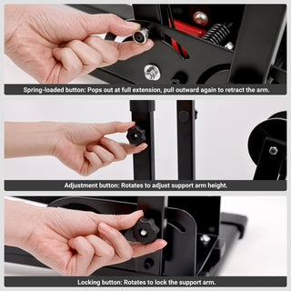 Folding Bike Parking Stand – Adjustable Storage Rack for 24"–29" Mountain, Road & Cruiser Bikes