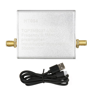 Full Band Low Noise Amplifier 20dB High Gain Power Preamplifier HT004 100K-6GHz