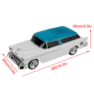 WS-1955 Bluetooth Replica Speaker Retro Speaker Car Design HD Sound TWS FM Radio
