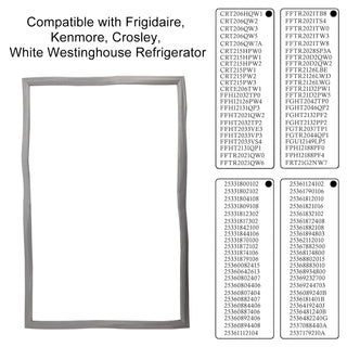 241872513 Refrigerator Door Gasket Fors Fri-gidaire Kenmore 242193213 5304439521