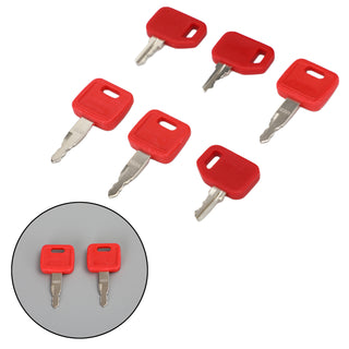 6Pcs For John Deere Heavy Equipment Ignition Excavator Loader Dozer Keys