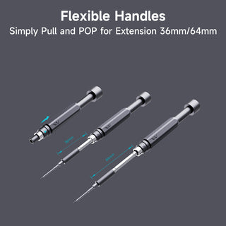 Precision Screwdriver Set 60-in-1, S2 Steel Bits for Phone, Laptop, Watch & DIY Repair