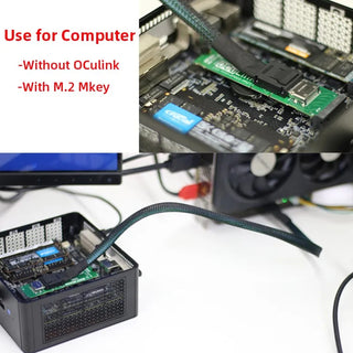 EXP GDC OCuLink Dock PCIe 4.0 x4 Mini External Card Adapter M.2 Mkey to OCuLink