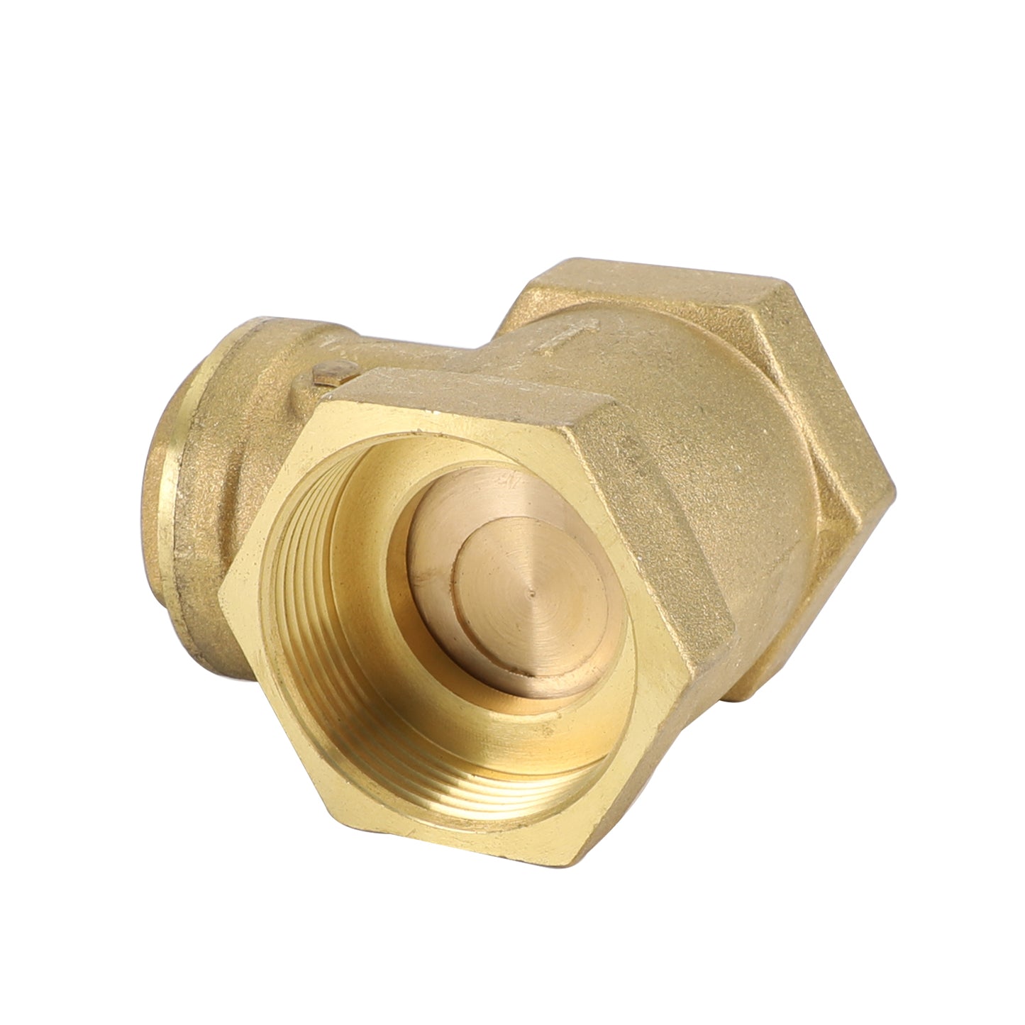 1-1/2" Female Thread Brass Horizontal DN15 One-Way Non-Return Swing Check Valve