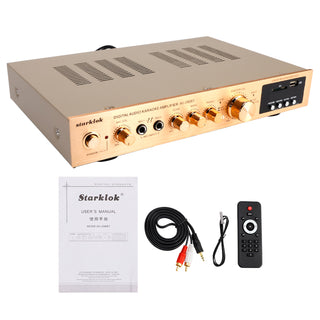 2000W 5CH Amplifiers Amplificador HiFi Stereo AV Surround Amplifier FM Theater
