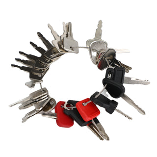24 Heavy Equipment Construction Ignition Key Set For Case JD Komatsu JCB Volvo