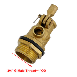 3/4" Male Thread Float Ball Valve Floating Ball Stainless Steel Water Sensor