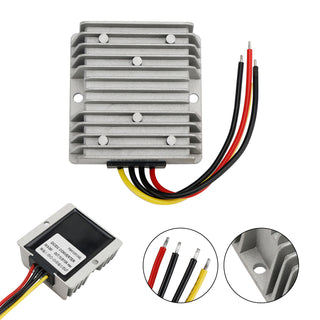 Waterproof DC 9-36V To DC 13.8V 10A Voltage Stabilizer Car Power Supply Regulator