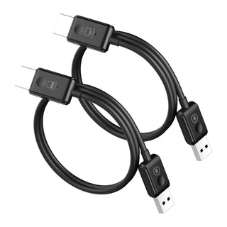 50M Wireless HDMI Extender Video Transmitter Receiver for PS4 DVD PC Phone Black