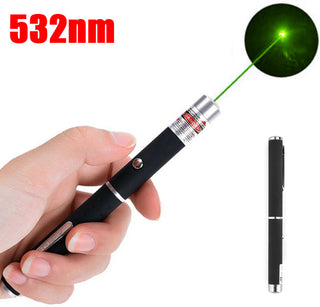 High Power Military 1mw 532nm Green Laser Pointer Pen Visible Beam Light Lazer US