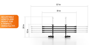 Luggage compartment dog guard protective grille  for car SUV station wagon universal