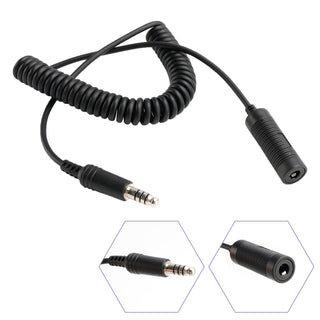 7.1mm Plug Extension Cable Tactical Headphone for TAC-SKY U-92A/U to U-174/U