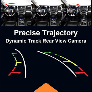Car Dynamic Trajectory Guide Line Reverse Backup Camera Waterproof Night Vision