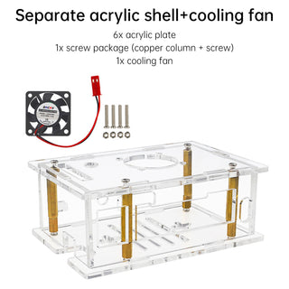 Orange Pi RV2 Dedicated Shell Development Board Acrylic Shell Transparent Box