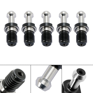 5Pcs CAT40 45° 0.589" Degree Pull Stud Retention Knob Fits HAAS CAT CNC Silver