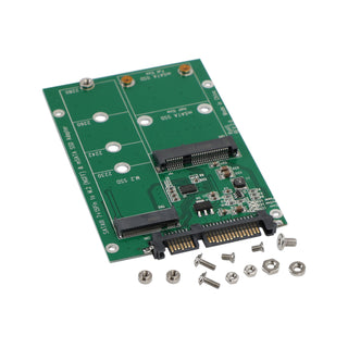 M.2 B / B+M KEY NGFF 2.5" mSATA SSD to SATA III Board Converter Adapter Card