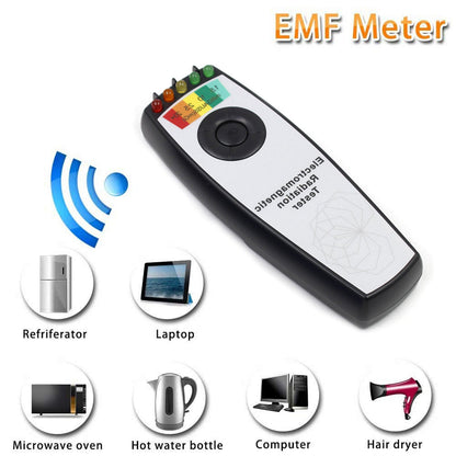 5 LED EMF Meter Magnetic Field Detector Hunting Paranormal Equipment Tool Generic