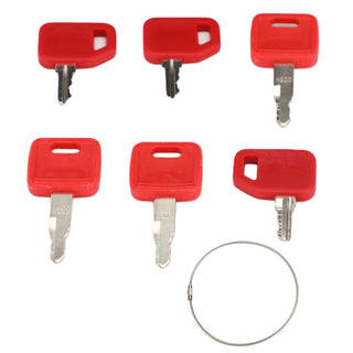 6Pcs For John Deere Heavy Equipment Ignition Excavator Loader Dozer Keys
