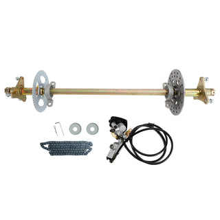 Various ATV Quad Go Kart Rear Live Axle Kit Sprocket Brake Wheel