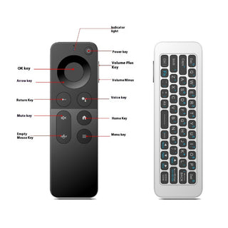 T1 Smart Voice IR Remote Control 2.4G Wireless Air Mouse Keyboard Remote Control