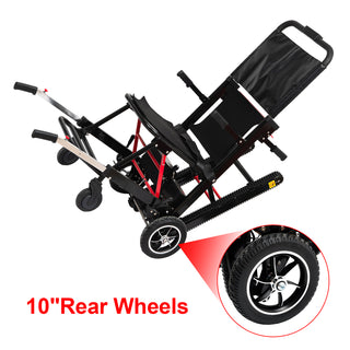 Powered Stair Climbing Wheelchair – Large Wheels, Caregiver Operated