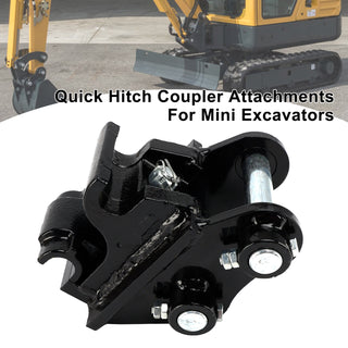 Mini Excavator Attachment Mechanical Quick Hitch Quick Coupler For Small Diggers