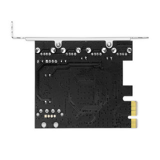 HUB PCIE to USB2.0 Expansion Card Moschip Desktop Adapter Card 4PIN Power Supply