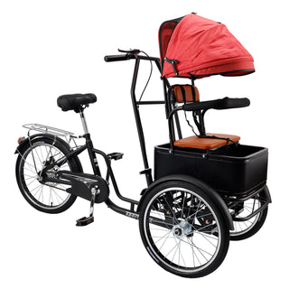 20 inches Pet Dog Cart Tricycle Shopping Three Wheel Tricycle with Sunshade