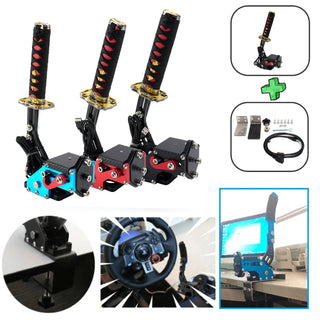 14Bit PC USB3.0 SIM Handbrake with Sword Hilt for Racing Games Steering Wheel Stand G27/G29 G920 PC WINDOWS