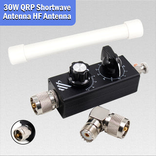 30W QRP Shortwave HF Antenna 5MHz-55MHz FM Aviation 50M Full Band Tuned Antenna
