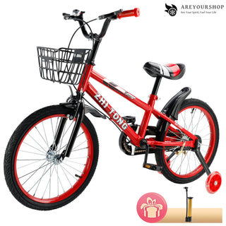 18 inches Durable Children's Bicycle with Safety Brakes & Flash Wheels