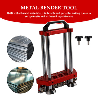 Sheet Metal Roller 2 Station Metal Bender Metal Roofing Tool 0-90°Bending