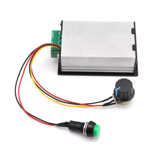 Areyourshop DC6-60V 12V 24V 36V 48V 30A PWM DC Motor Speed Controller Start Stop Switch