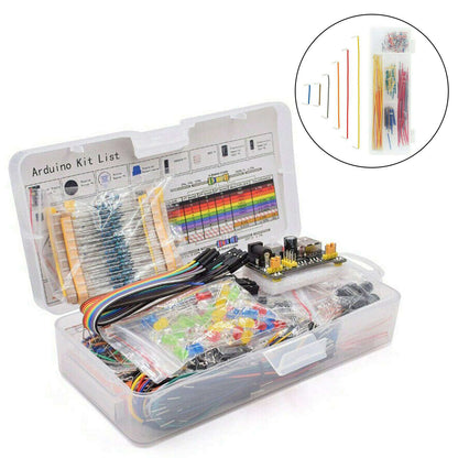 Electronics Component Basic Starter Kit w/830 Tie-Points Breadboard Resistor Generic