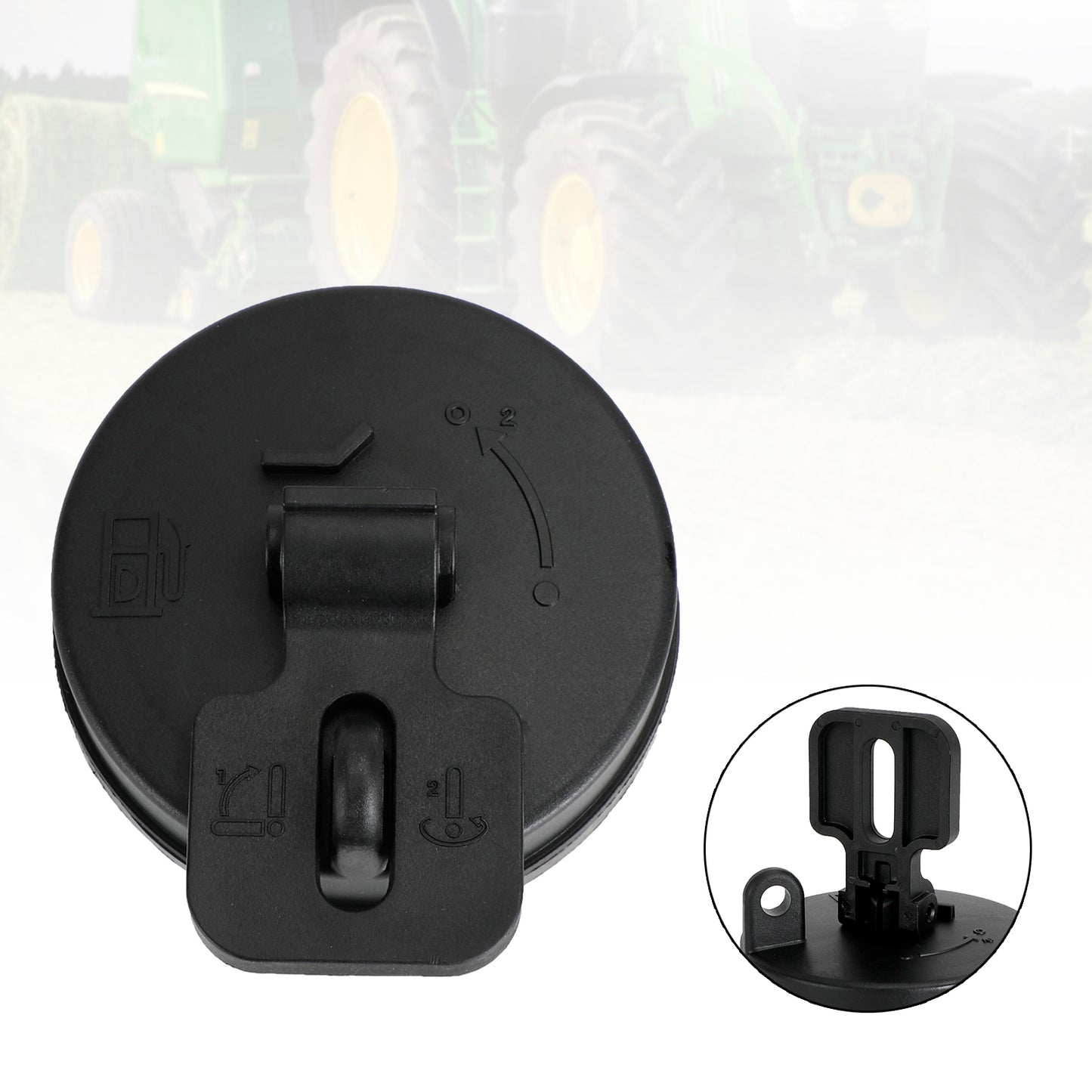 Fuel Tank Cap Diesel Cover Fit For Hitachi Volvo John Deere Excavator 110, 120, 120C,120D,130G,135C RTS, 135D,135G, 160C LC, 160D LC, 160GLC, 160LC, 180CW,180GLC, 190E, 190GW, 200CLC, 200DLC