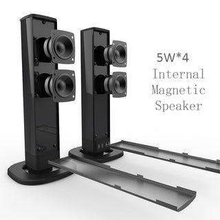 Portable Surround Sound Bar Bluetooth 2 Speaker in 1 Subwoofer TV Home Theater