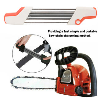 2 IN 1 Chainsaw Teeth Quick Sharpener File For STIHL .325" 4.8mm Chain