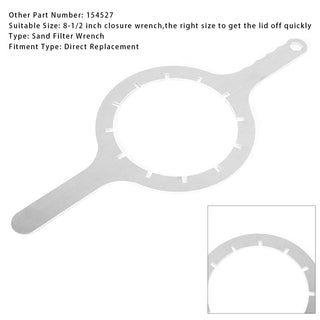 154527 8-1/2'' Aluminum Wrench For Sand Filter TR100C TR140C,TR100C-3, TR140C-3