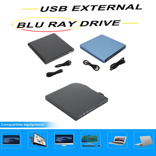 BD Burner  External USB 3.0 Slot In DVD RW BD Writer Portable Drive