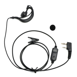 K-031 Pressure Wire Earhook Headset For TK-208 TH-D7 RPU416A KG-UVD1 TG-K4AT