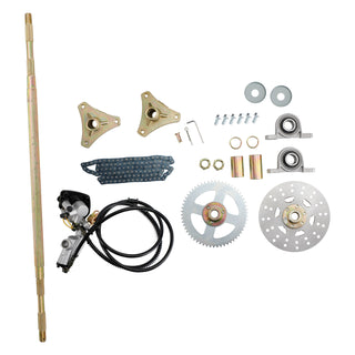 Various ATV Quad Go Kart Rear Live Axle Kit Sprocket Brake Wheel