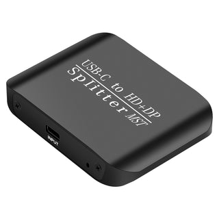 Type-C to HDMI+DP Laptop Splitter MST Two-Screen Display One Input Two Output