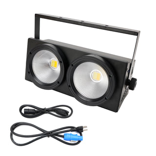 200W COB LED Par Light DMX Stage DJ Disco Audience Blinder Light Warm Cool White