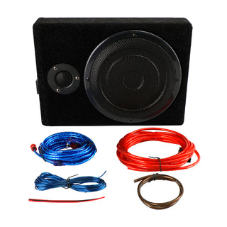 8" 600W  Car Subwoofer Under-Seat Amplifier Speaker Audio Sub Woofer Slim Box